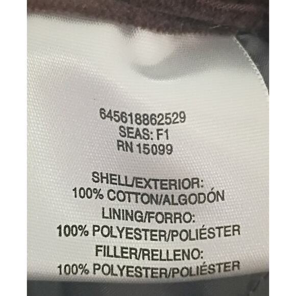 Covington Mens XL Brown Corduroy Quilted Lined Heavy Barn Casual Fall Shacket - Picture 5 of 7